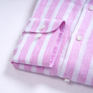 Pink&whiteLinenShirt3